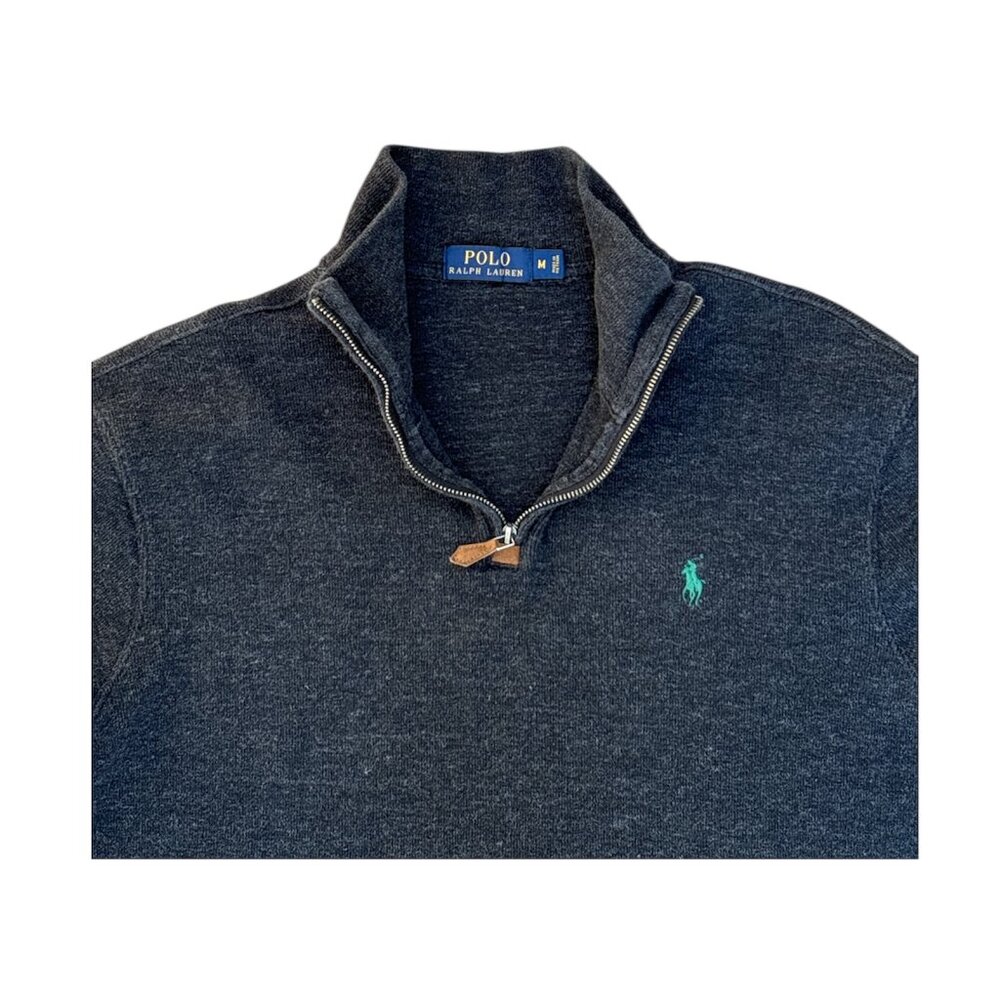 Polo Ralph Lauren Quarter Zip Pullover Sweater – Men’s Size M – 100% Cotton